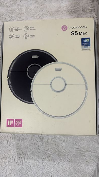 Roborock S5 Max, utilizat dar in cutie, cu accesorii