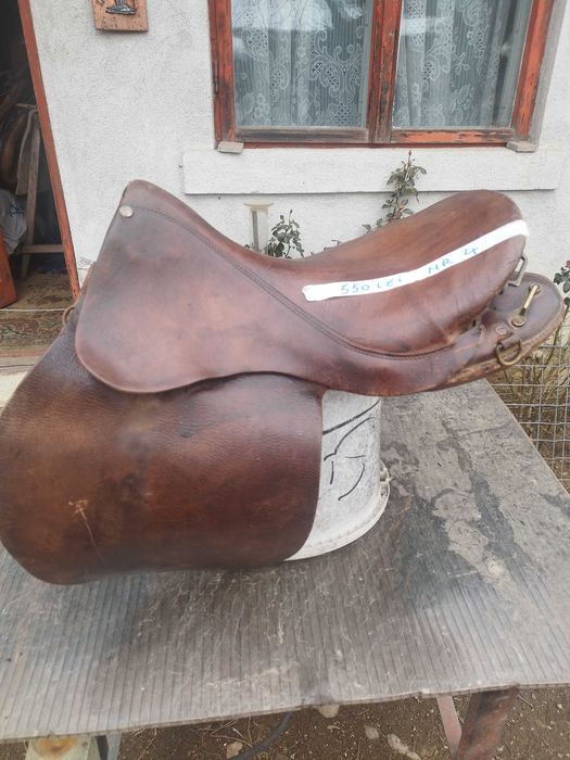 Șa de piele originala călărie cai