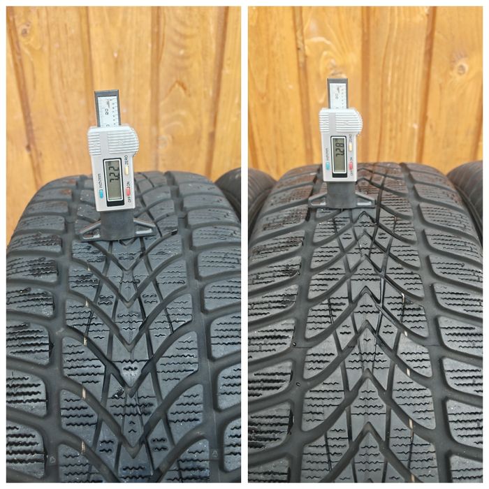 Jante originale audi A4 B8-B9 225 50R17 iarna Dunlop 2020