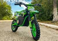 Motocicleta electrica copii 5-10 ani Nitro Eco Jackal 1000W 10" Verde