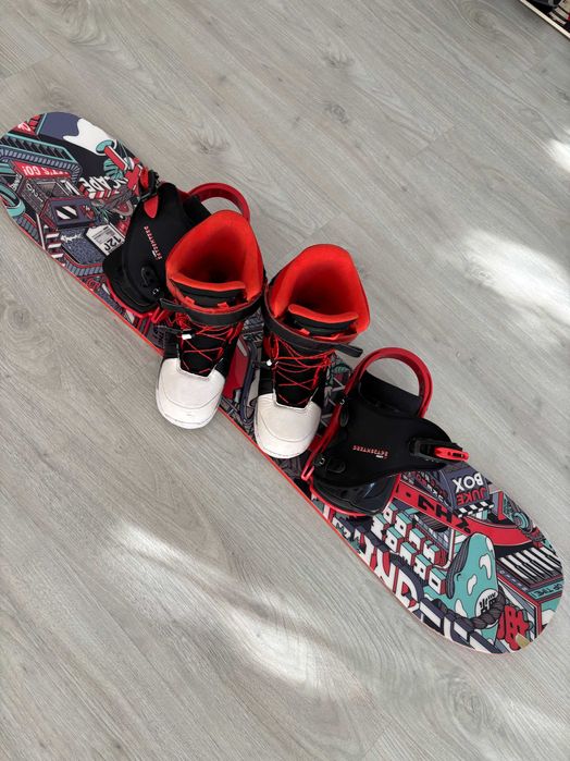 Placa snowboard 120 + boots 34-36