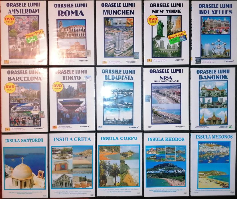 DVD FILME Top Documentare Turism Orasele lumii