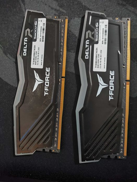 Team Group T-Force DELTA RGB DDR4, 2x8GB (16) 3200 Mhz