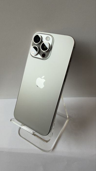 iPhone 16 Pro Max, Natural Titanium, 512 GB - Перфектен