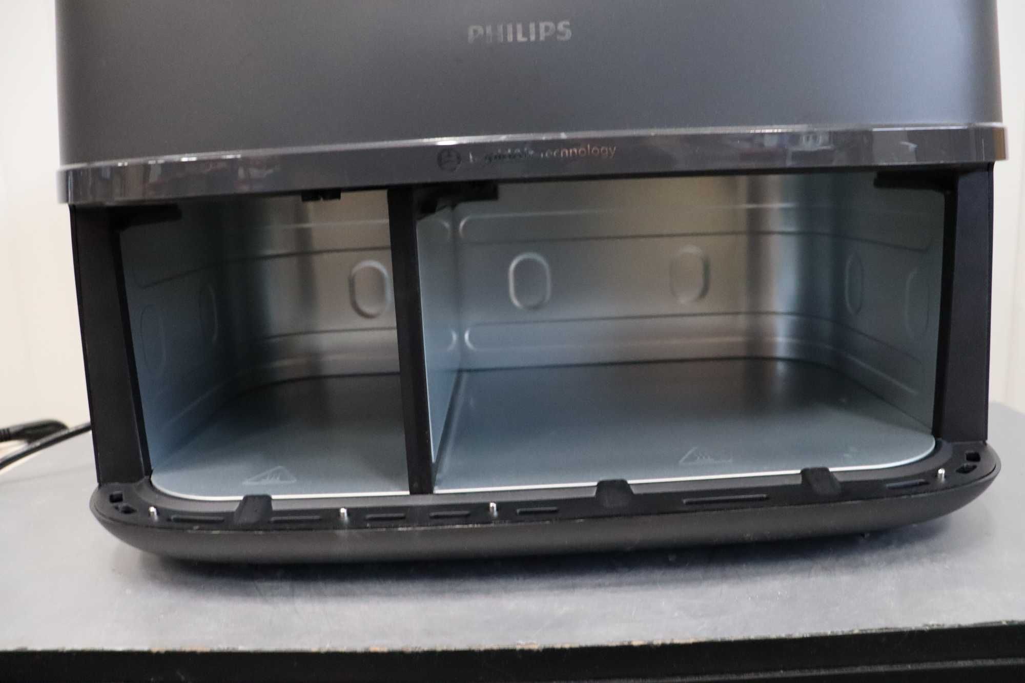 Фритюрник Philips 3000 Series с двойна кошница, 9л, Quick Air 2750W