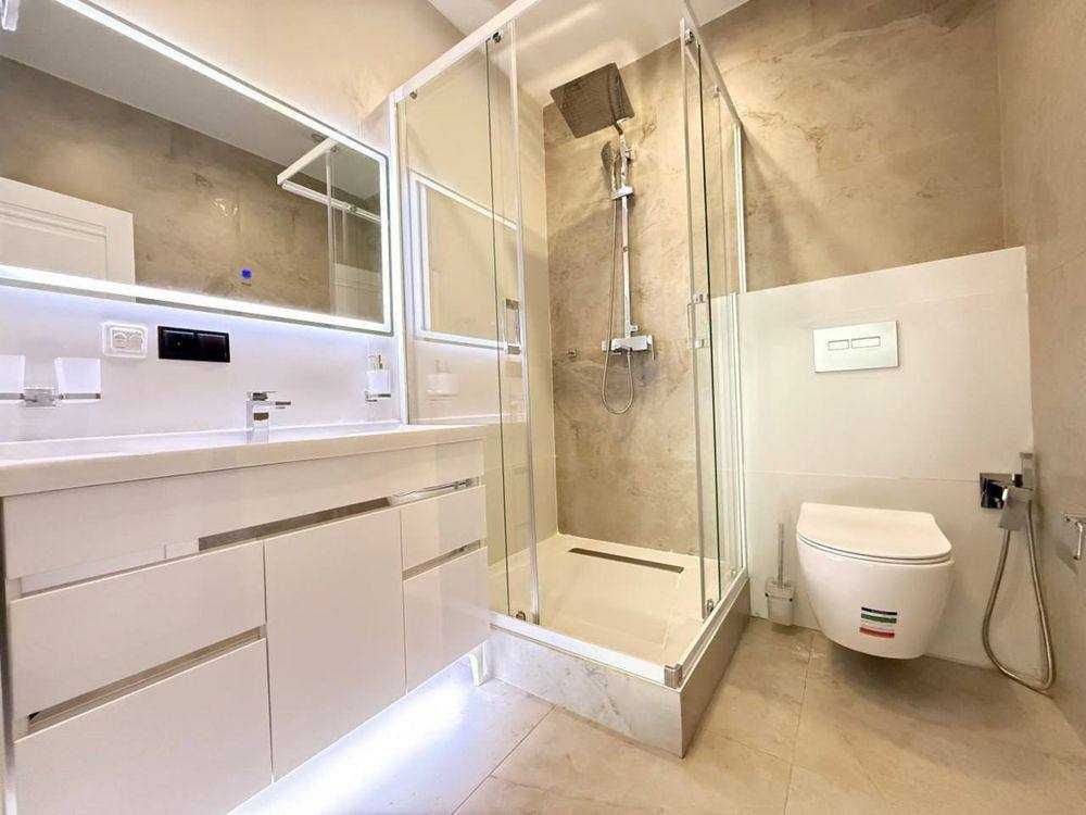 Сдаётся стильная квартира в новостройке 3х-комнат 100м2 Akay City нта