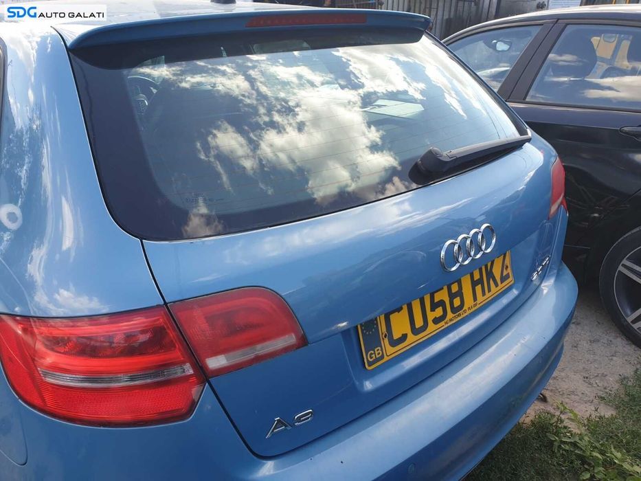 Haion Hayon Portbagaj Dezechipat cu Luneta Geam Sticla si Eleron Audi A3 8P Hatchback 4 usi 2004 - 2013 Culoare LX5T [C7903] [C7904]