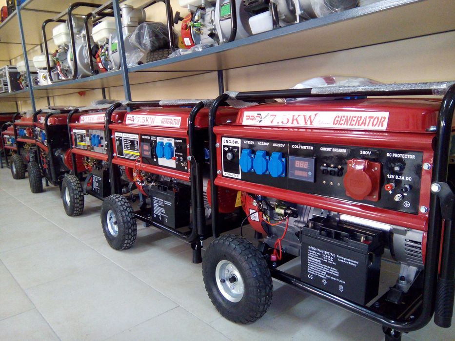 ГЕНЕРАТОР за ток / АГРЕГАТ 3.5KW 4.5 KW 6.5 KW 7.5 KW8.5 KW до 200KW