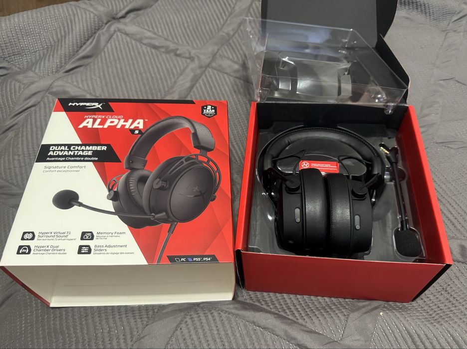 Продам игровые наушники HyperX Cloud Alpha S