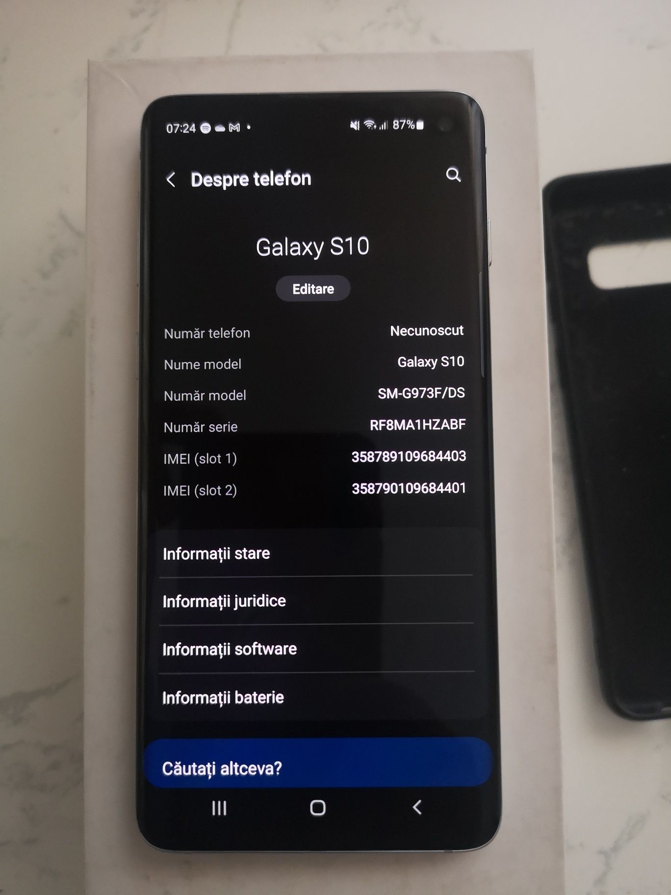 Samsung galaxi s 10 - impecabil 8/128 - Dual sim