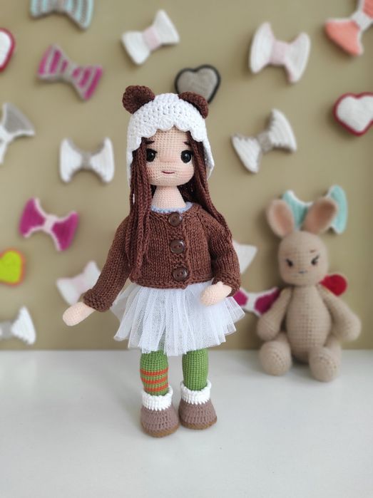 Кукла вязаная продам
