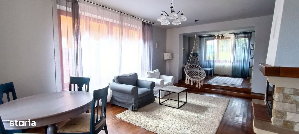 Casa frumoasa, mobilata/utilata, 5 cam, curte, Sangeorgiu de Mures