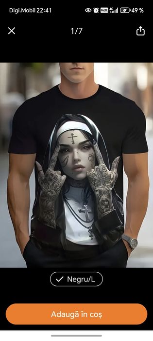 tricou nou mărimea L