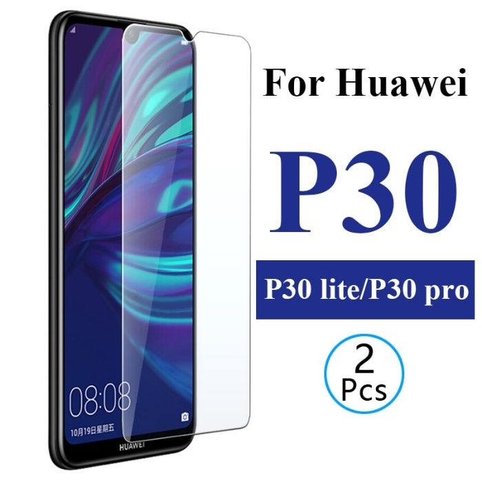 Husa Silicon si Folie Sticla Curbata 11D - Huawei P30 P30 LITE