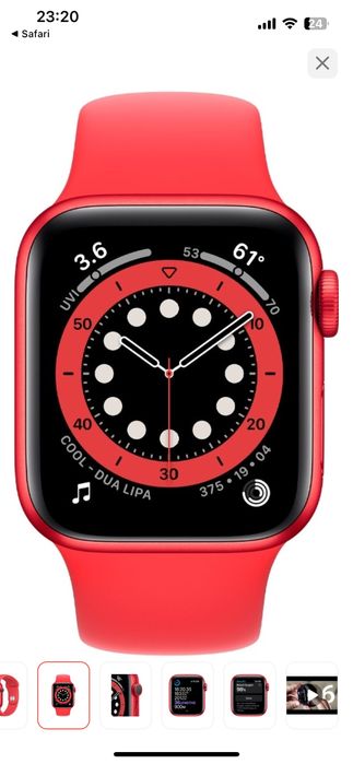 Apple Watch series 6 red