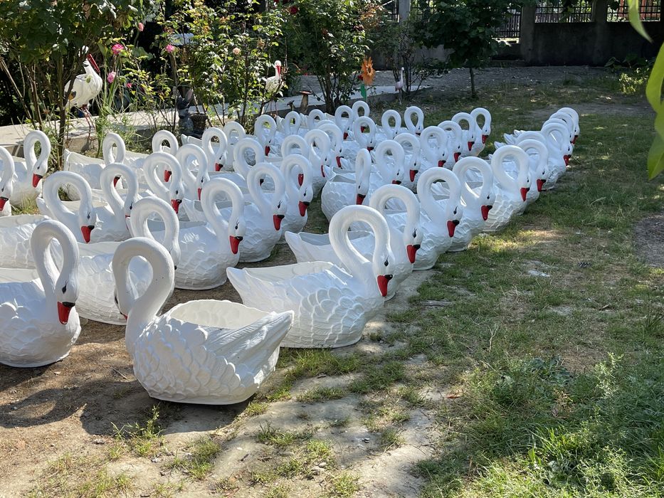 Barza din plastic pentru Gradina , decor