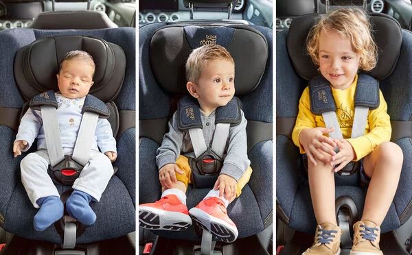 Scaun auto i-SIZE Britax Romer DUALFIX, 40-105, rotativ, ISOFIX