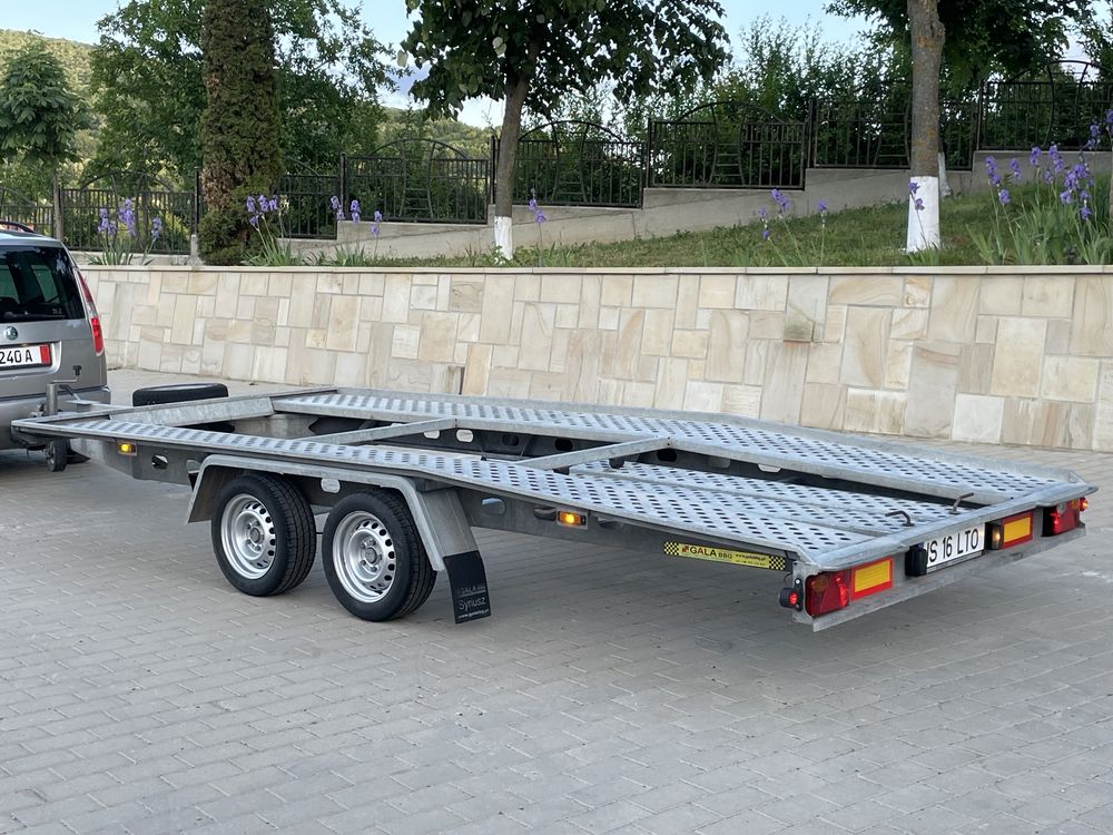 Platforma Gala 2700 kg 4.5 m 09.2021 import Germania 2024 slep trailer