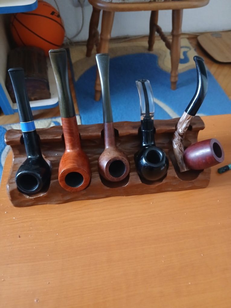 Suport lemn pt.5 pipe.