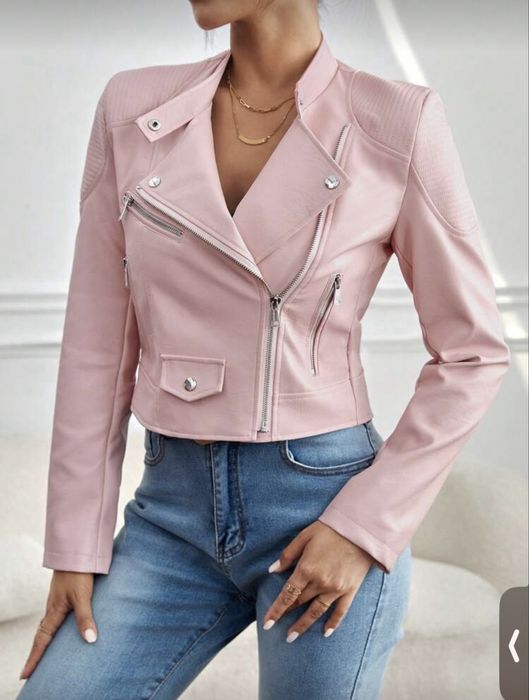 Дамско кожено яке