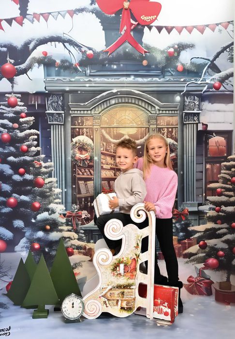 Коледна фотосесия за семейства и деца и възмижност за фотокнига