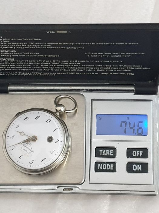 Ceas de buzunar argint