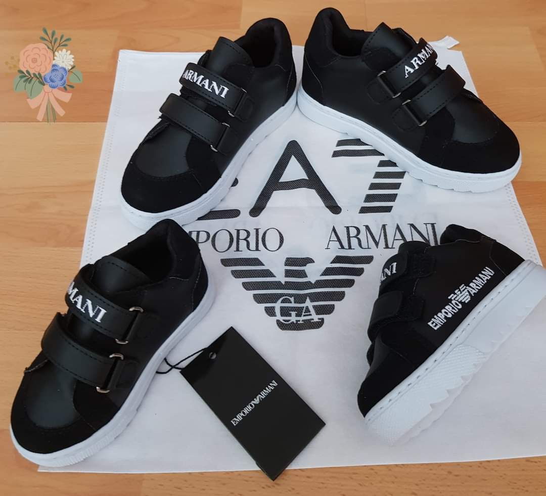 Adidasi Armani copii,model unisex, logo brodat