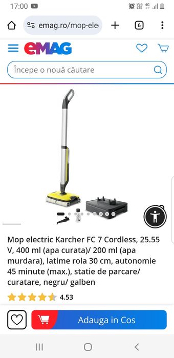 Mop Electric karcher