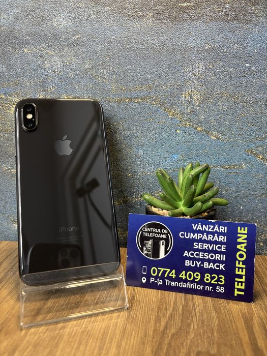 Iphone X/64Gb/Garantie 2Ani Centrul de Telefoane/Rate