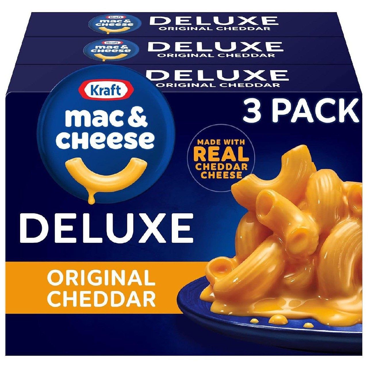 Ужин Kraft Deluxe с оригинальными макаронами с чеддером и сыром