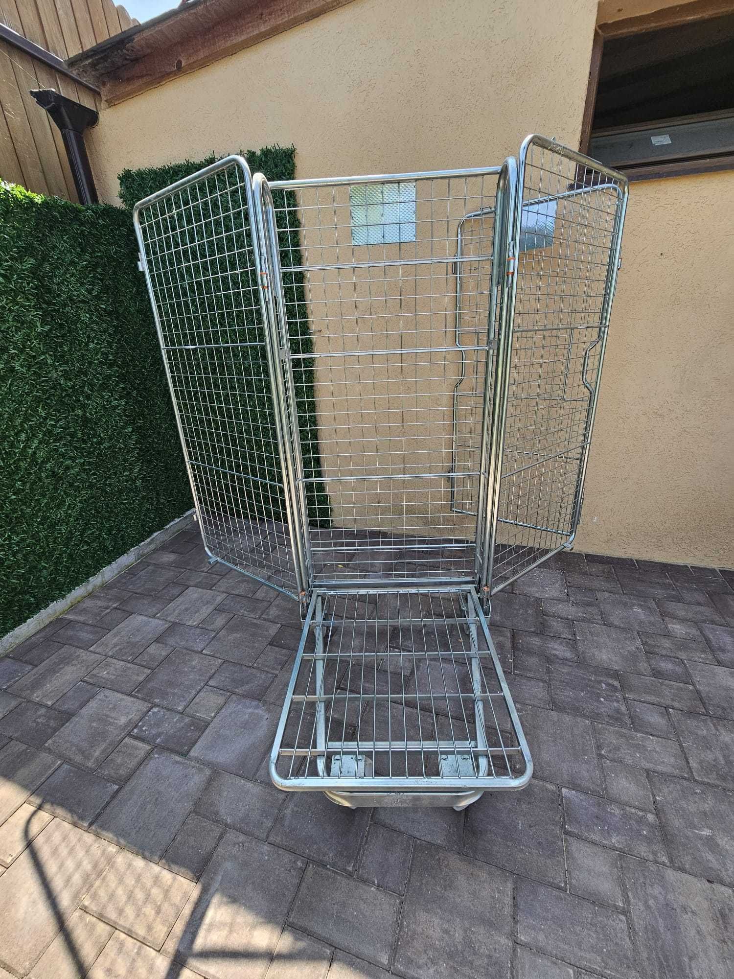 Carucior Transport tip cusca 80cmx70cmx170cm, Capacitate 500kg