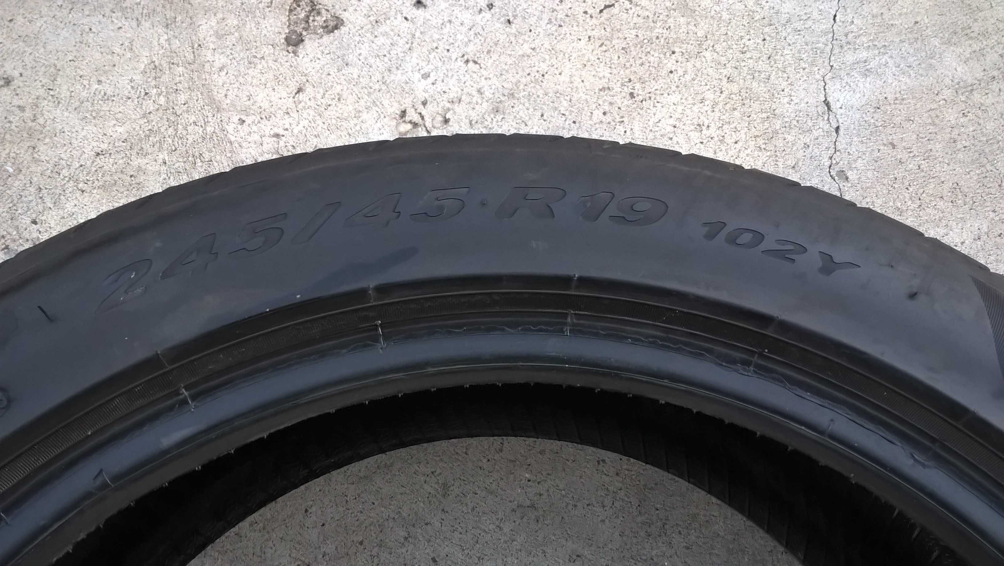 O anvelopa de vara 245 45 19 pirelli p zero profil 5,5 mm