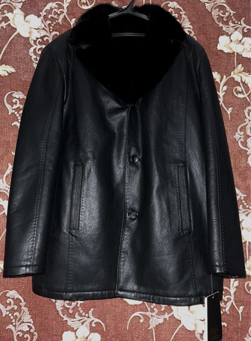 сатылады жаңа Ерлерге арналған былғары күрте