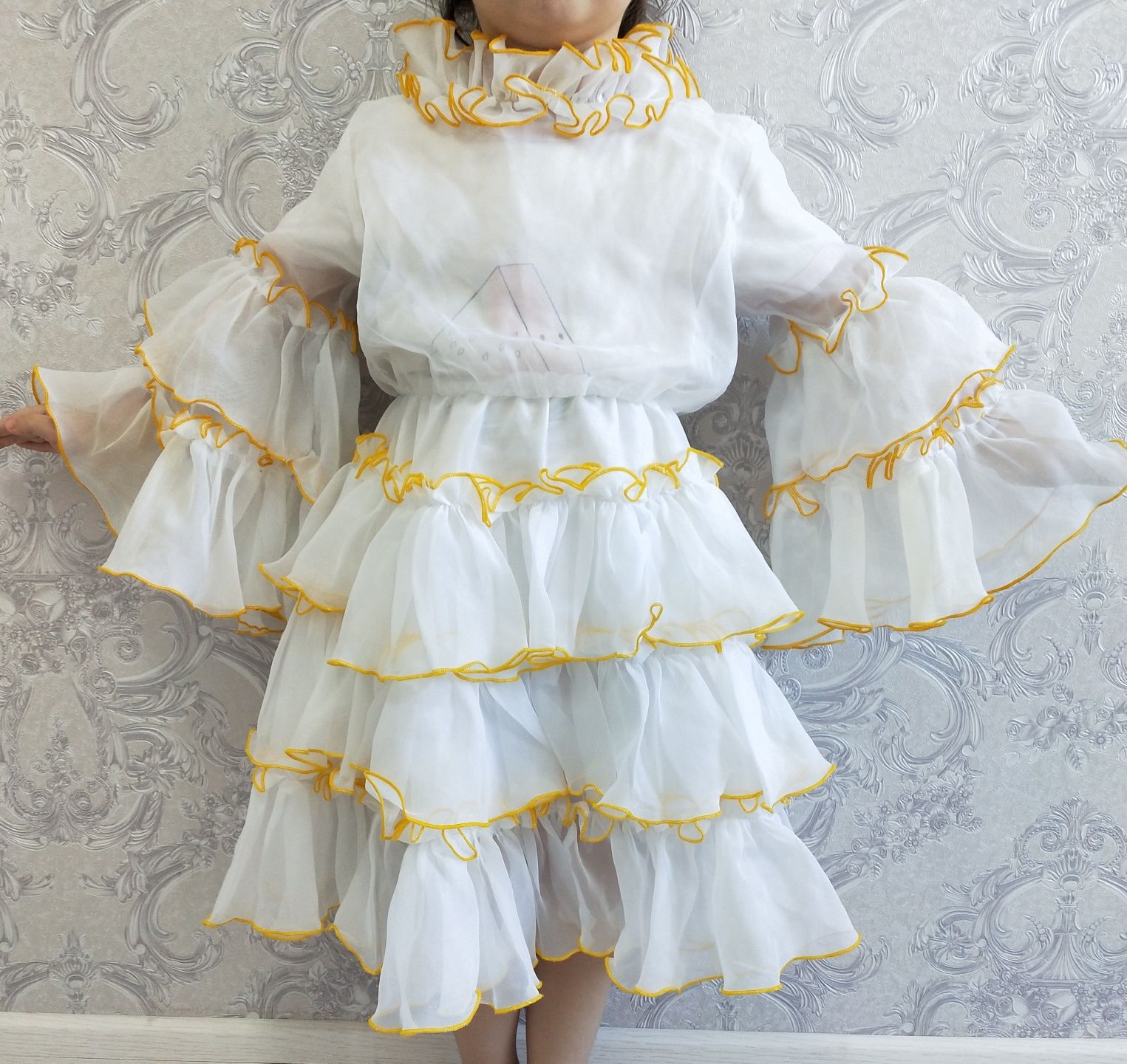 Казахский костюм для девочек Полный комплект