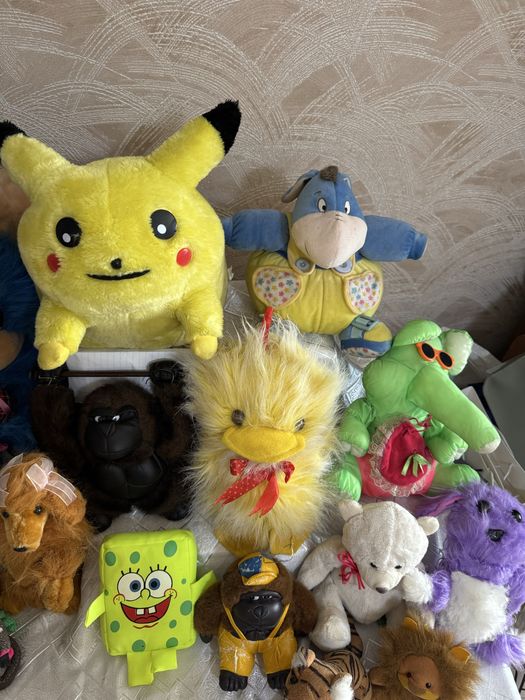 Коллекция мягких игрушек для детей.
