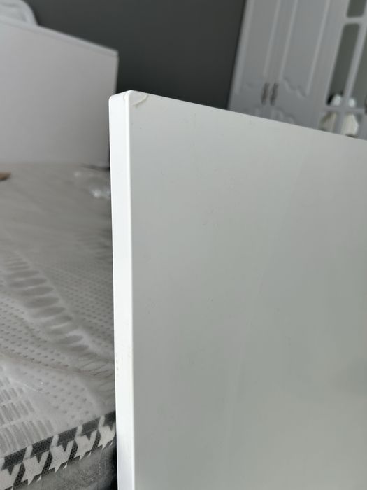 Плоскост МДФ бял гланц 87/59 заоблени ъгли