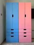 Детски гардероб IKEA STUVA - син - като нов