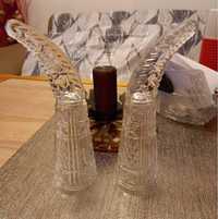 Кристални сватбени чаши - рог