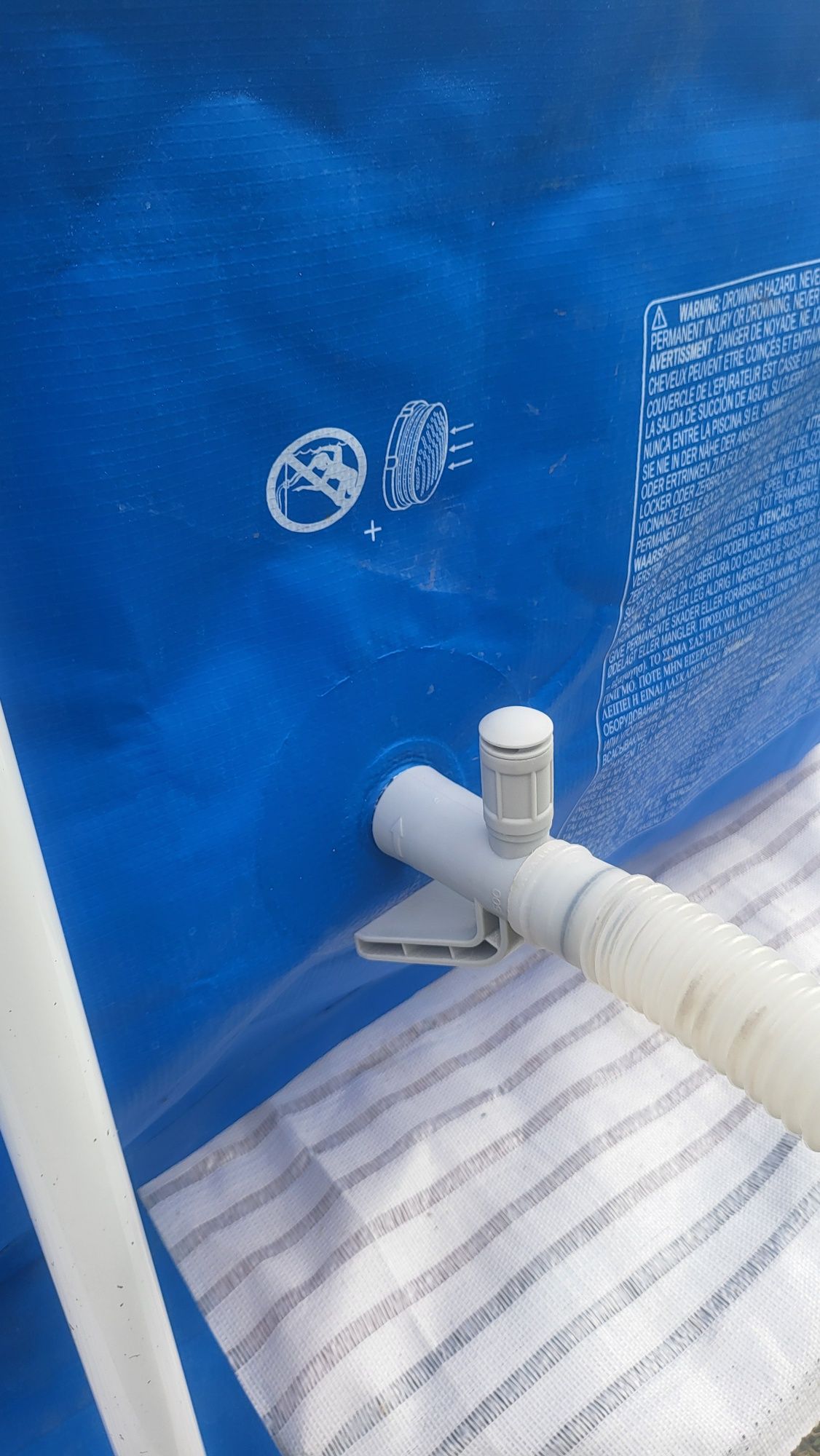 Piscina cu cadru metalic INTEX, 260 x 160 x 65 cm + Pompa filtrare