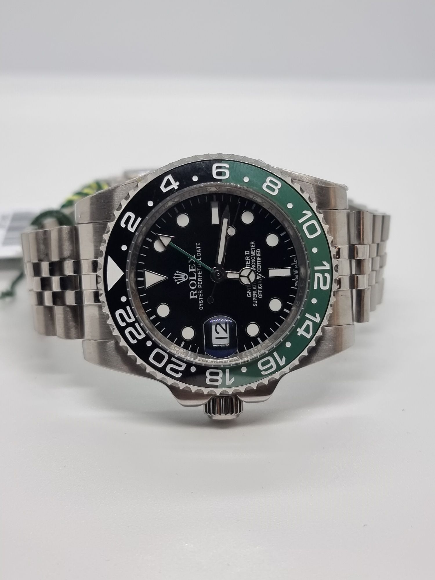 Rolex GMT Master II  Black Green Dial Jubilee NEW Автоматичен Часовник