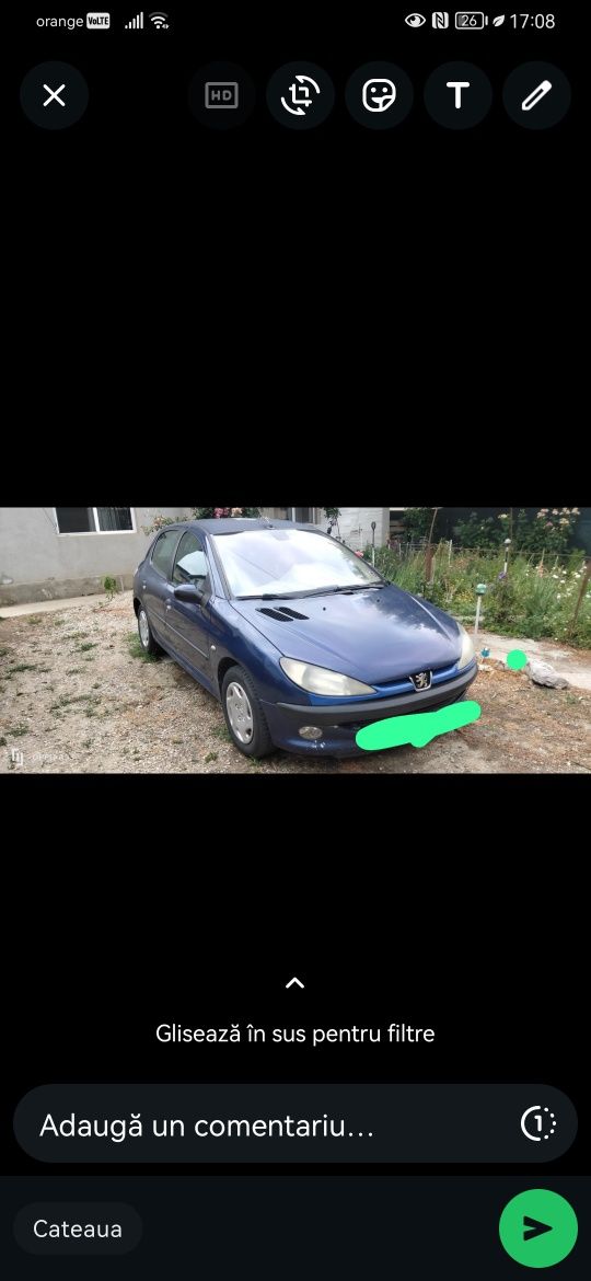 Peugeot 206in stare impecabila