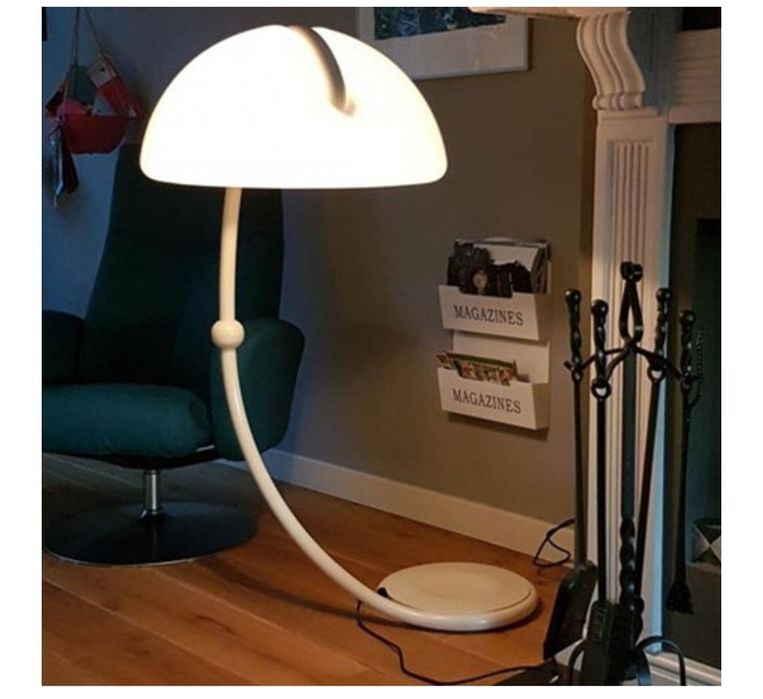 Лампа подова серпенте дизайн Elio Martinelli,Италия