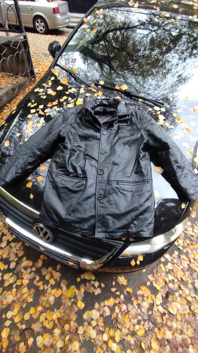 Мъжко яке от естествена кожа