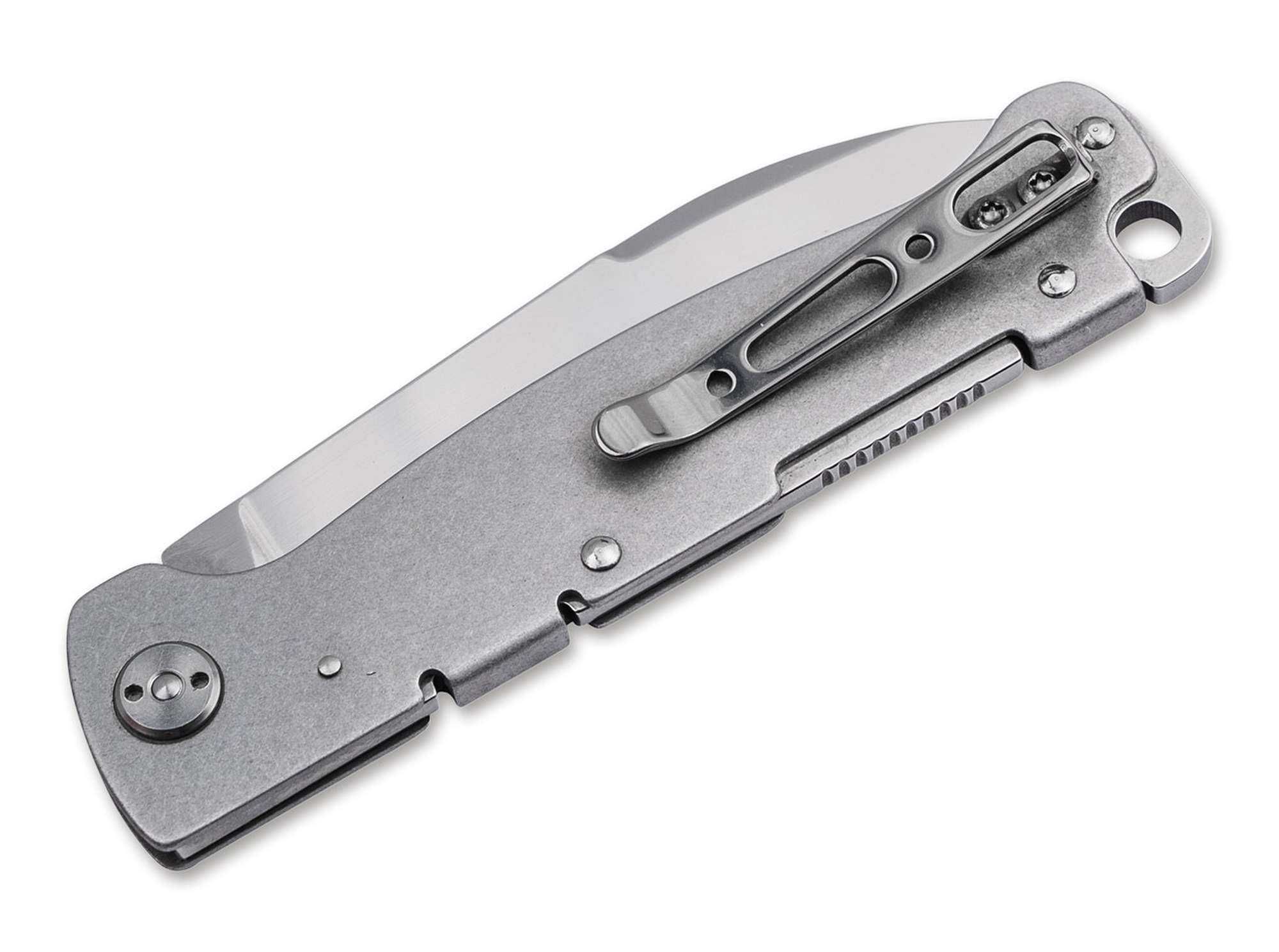 Briceag Boker Plus Atlas Backlock, maner inox, lama D2