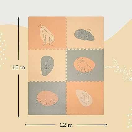 Covoraș de joacă elegant pentru bebeluși 1,8x1,2m