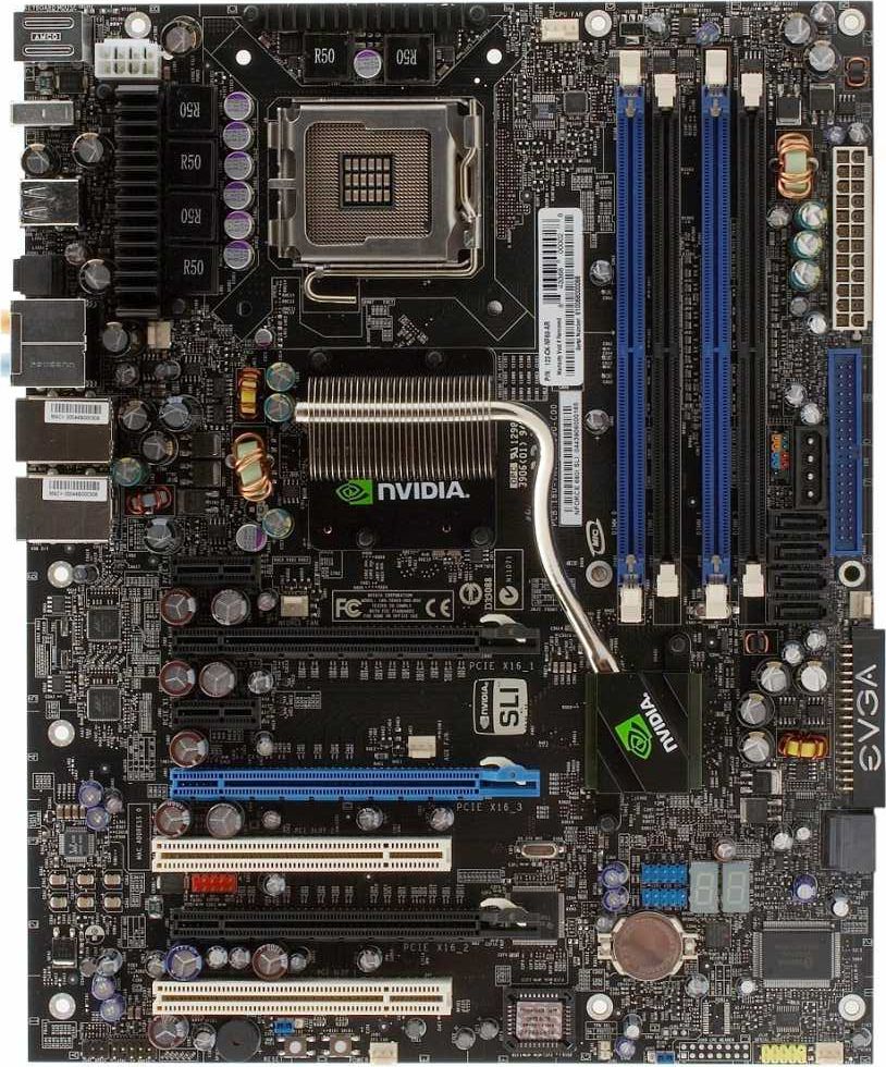 Дъно Дънна платка EVGA nForce 680i SLI LGA 775 DDR2