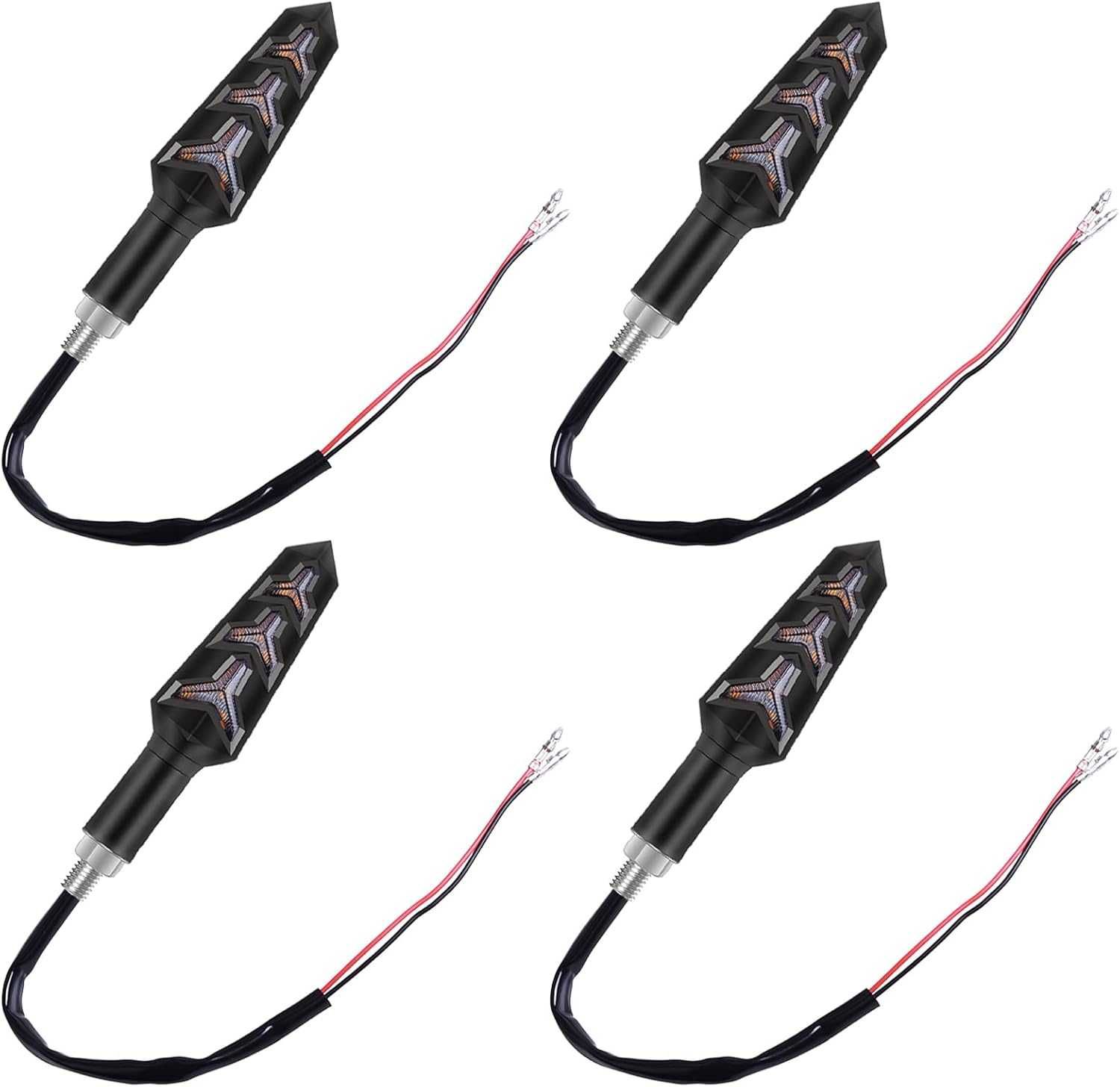 Kinstecks 4PCS Мигачи за мотоциклети, АТВ, бъгита, коли и др.