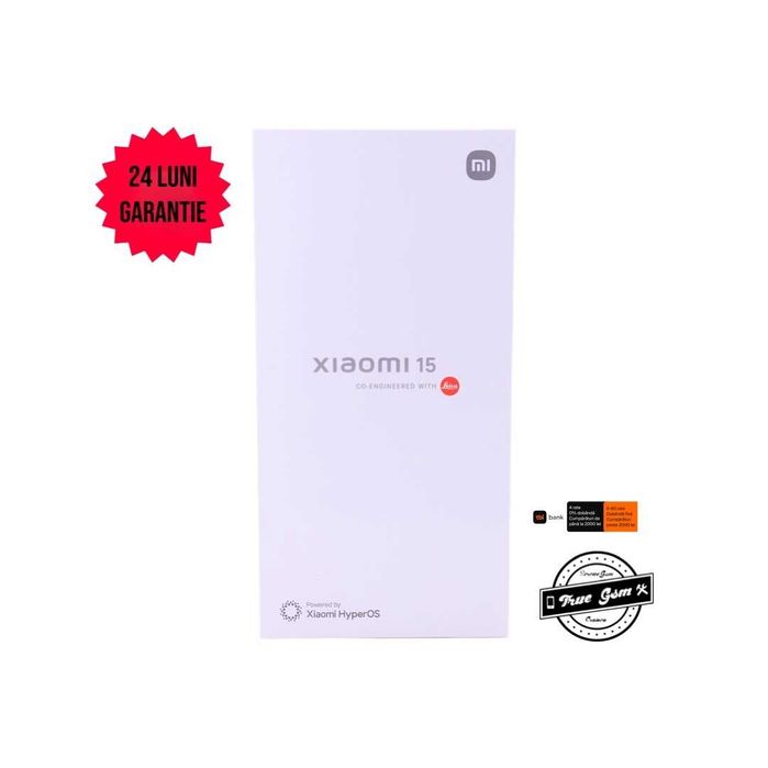 Xiaomi 15 256GB Black - GARANTIE 24 LUNI | TrueGSM