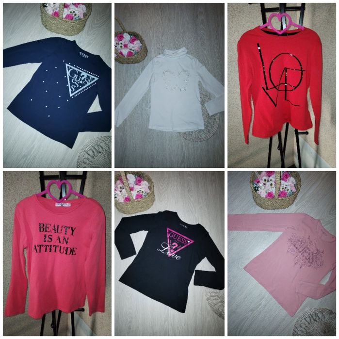Блузки, клинове, дънки Liu Jo, Mayoral, Guess, Okaidi, H&m. Размер 140