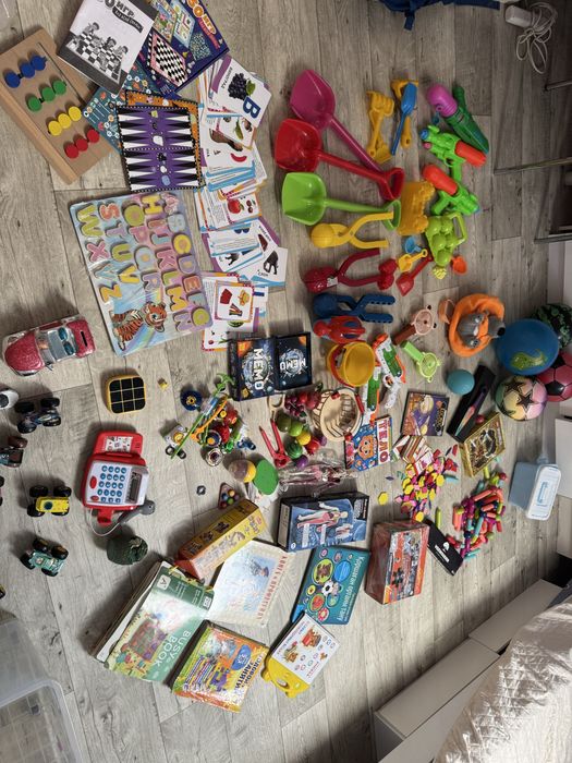 Игрушки пакетом за все 30000 развивающие hot wheels деревянные для сне